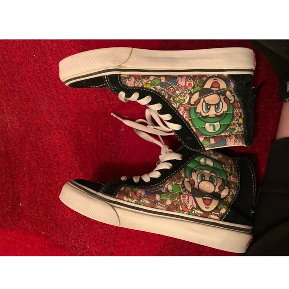 Nintendo x Sk8-Hi Reissue Mario Luigi sneakers  3 - Picture 2 of 7